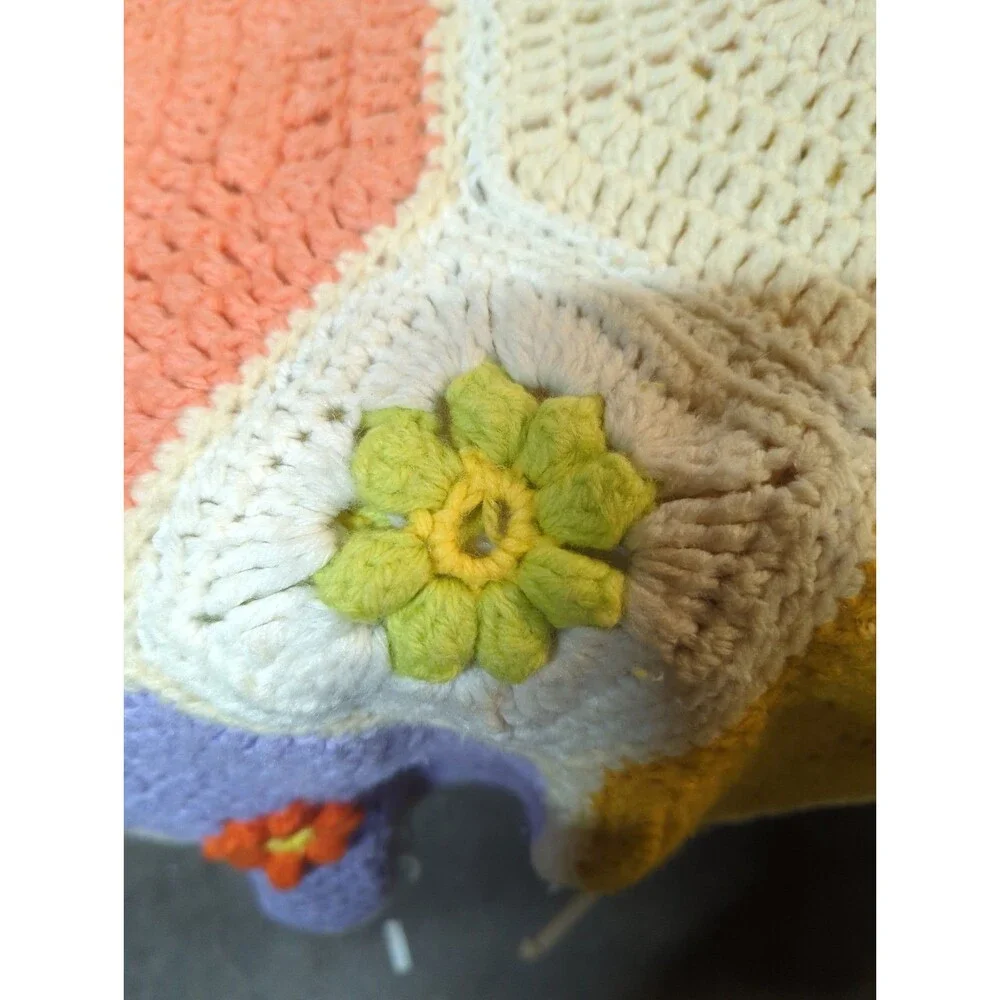 Handmade vintage knitted